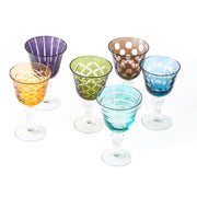 Cuttings Wine Glasses Set of 6