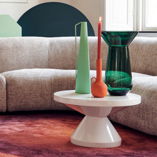 Long Neck Green Vase