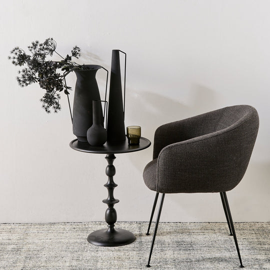 Roman Vases set of 4 Black