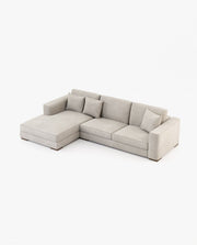 Grey with chaise longue Sofa