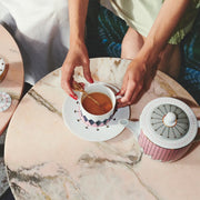 Liquid Treasure Tea Cup with Saucer