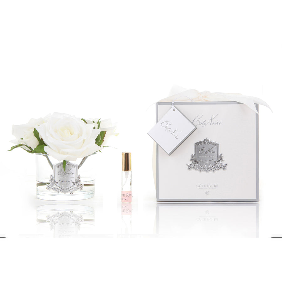 Touch 5 Roses - White - White Box