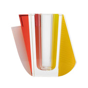 Raleigh Vase Neon Yellow/Clear/Orange/Milk