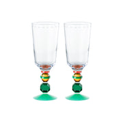 Pair of Mayfair Tall Crystal Glasses