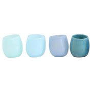 Drink Opaque Blue Palette Cup set of 4