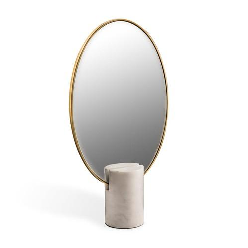 Mirror Oval Marble